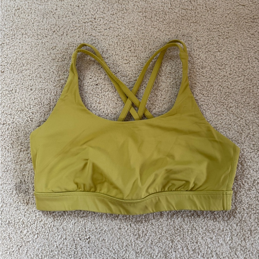 Lululemon Energy Bra Yellow Pear 🍐